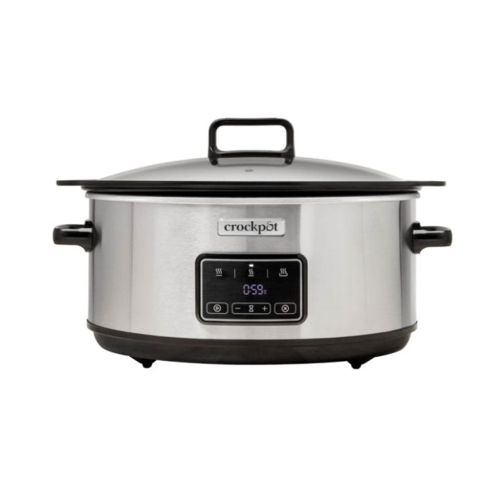 Crock-Pot CSC112X 6.5-litre slow cooker (silver)