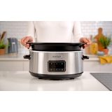 Crock-Pot CSC112X 6.5-litre slow cooker (silver)