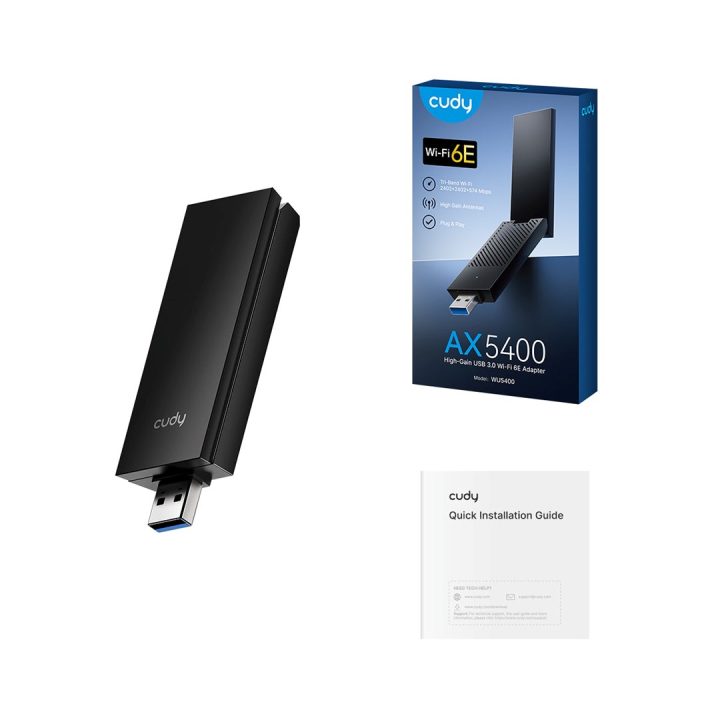 CUDY WU5400 AC1300 Wi-Fi USB Adapter
