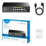 Cudy FS1010PG network switch Unmanaged Fast Ethernet (10/100) Power over Ethernet (PoE) Black