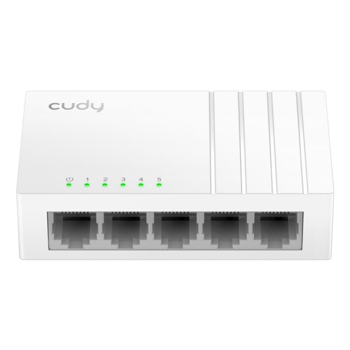 Cudy FS105D network switch Unmanaged Fast Ethernet (10/100) White