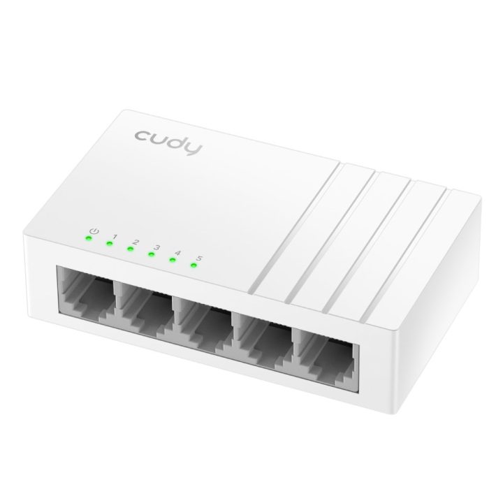 Cudy FS105D network switch Unmanaged Fast Ethernet (10/100) White