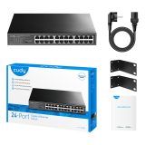 Cudy GS1024 network switch Unmanaged Gigabit Ethernet (10/100/1000) Black