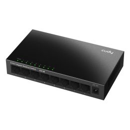 Cudy GS108 network switch Unmanaged Gigabit Ethernet (10/100/1000) Black