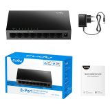 Cudy GS108 network switch Unmanaged Gigabit Ethernet (10/100/1000) Black