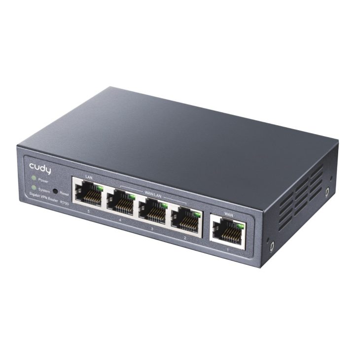 Cudy Gigabit Multi-WAN VPN Router wired router Fast Ethernet Gigabit Ethernet Grey