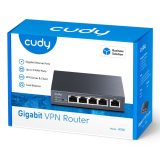 Cudy Gigabit Multi-WAN VPN Router wired router Fast Ethernet Gigabit Ethernet Grey