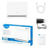 Cudy LT500E wireless router Fast Ethernet Dual-band (2.4 GHz / 5 GHz) 4G White