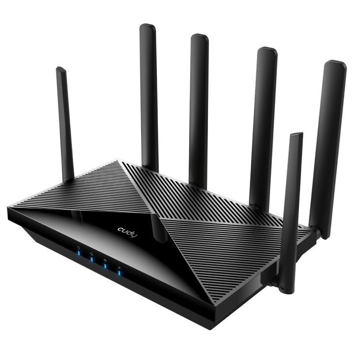 Cudy P5 wireless router Gigabit Ethernet Dual-band (2.4 GHz / 5 GHz) 5G Black