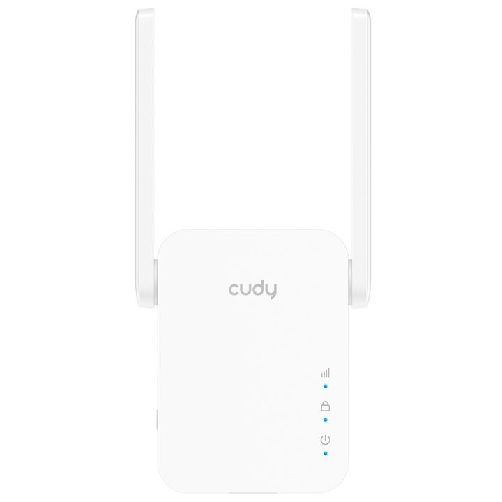 Cudy RE1200 network extender Network repeater White 10 100 Mbit/s