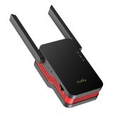 Cudy RE3000 network extender Network repeater Black Red 10 100 1000 Mbit/s