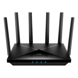 Cudy WR11000 wireless router 2.5 Gigabit Ethernet Tri-band (2.4 GHz / 5 GHz / 6 GHz) Black