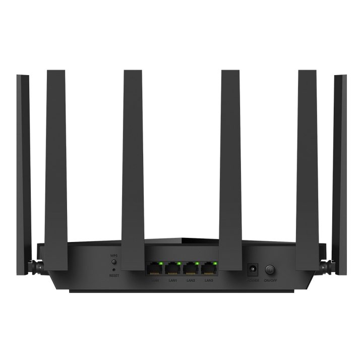 Cudy WR11000 wireless router 2.5 Gigabit Ethernet Tri-band (2.4 GHz / 5 GHz / 6 GHz) Black
