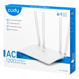 Cudy WR1200 wireless router Fast Ethernet Dual-band (2.4 GHz / 5 GHz) White