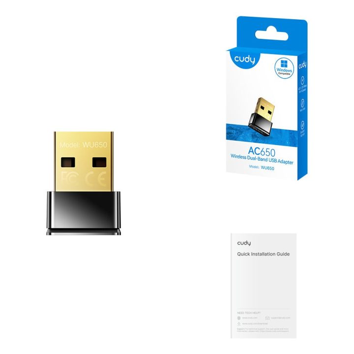 Cudy WU650 network card WLAN 433 Mbit/s