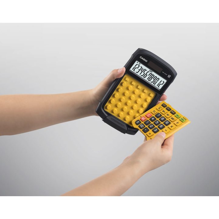 CASIO CALCULATOR OFFICE WATERPROOF WM-320MT-S 12-digit display. Removable keyboard 108.5x168.5 Waterproof and dirt-resistant lev