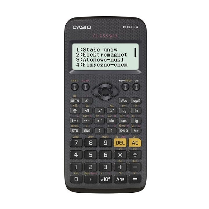 CASIO CALCULATOR SCIENTIFIC FX 82CEX BLACK 12-DIGIT DISPLAY