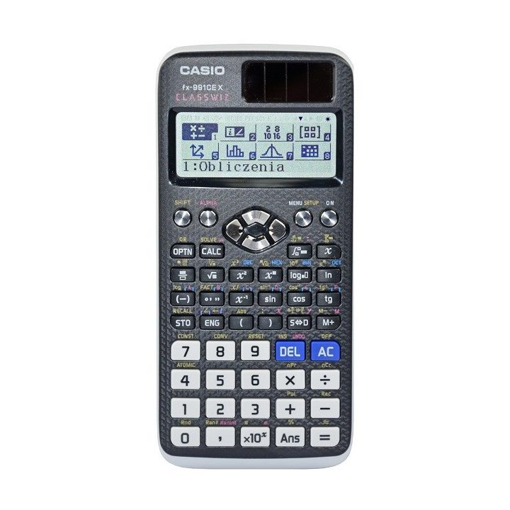 CASIO CALCULATOR SCIENTIFIC FX 991CEX CLASSWIZ BLACK 12-DIGIT DISPLAY