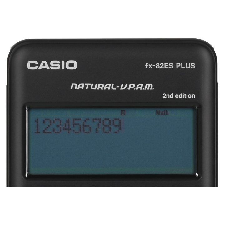 CASIO FX-82ESPLUS-2 CALCULATOR SCIENTIFIC 252 FUNCTIONS 77X162MM BLACK BOX