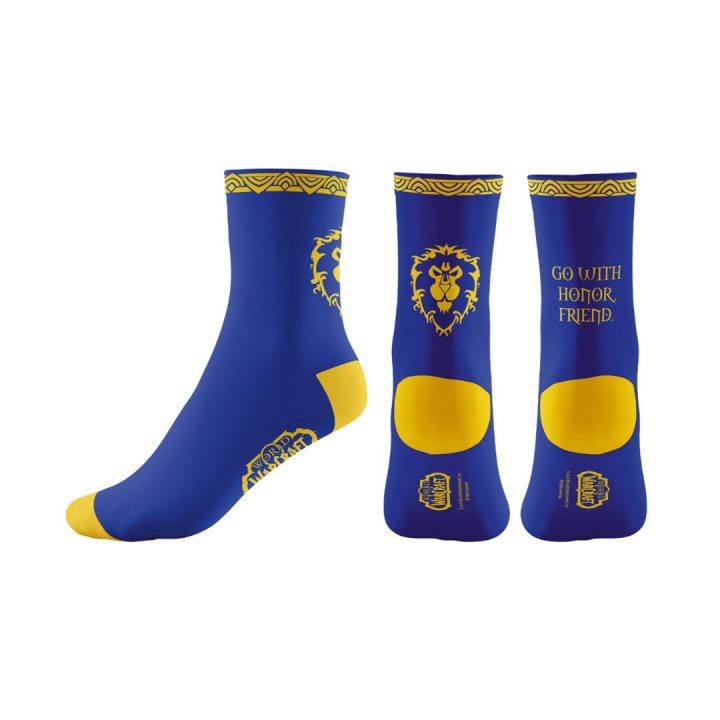 Socks Good Loot World of Warcraft - Glory To The Alliance Blue