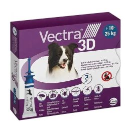 CEVA Vectra 3D (10-25kg) - anti-parasite drops for dogs - 3 x 2 5ml