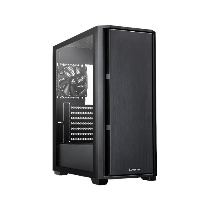 Chieftec AS-02B-TG-OP computer case Midi Tower Black