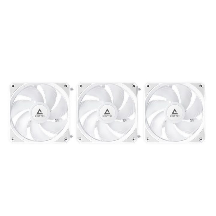 Chieftec CLC-360-RGB-W computer cooling system Computer case All-in-one liquid cooler 12 cm White