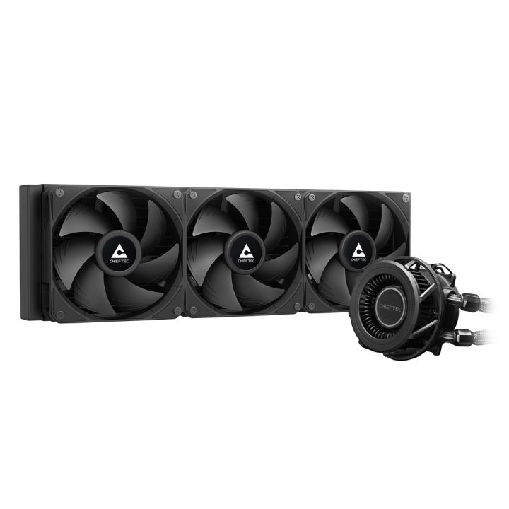 Chieftec CLC-360-VRM-BLK computer cooling system Computer case All-in-one liquid cooler 12 cm Black