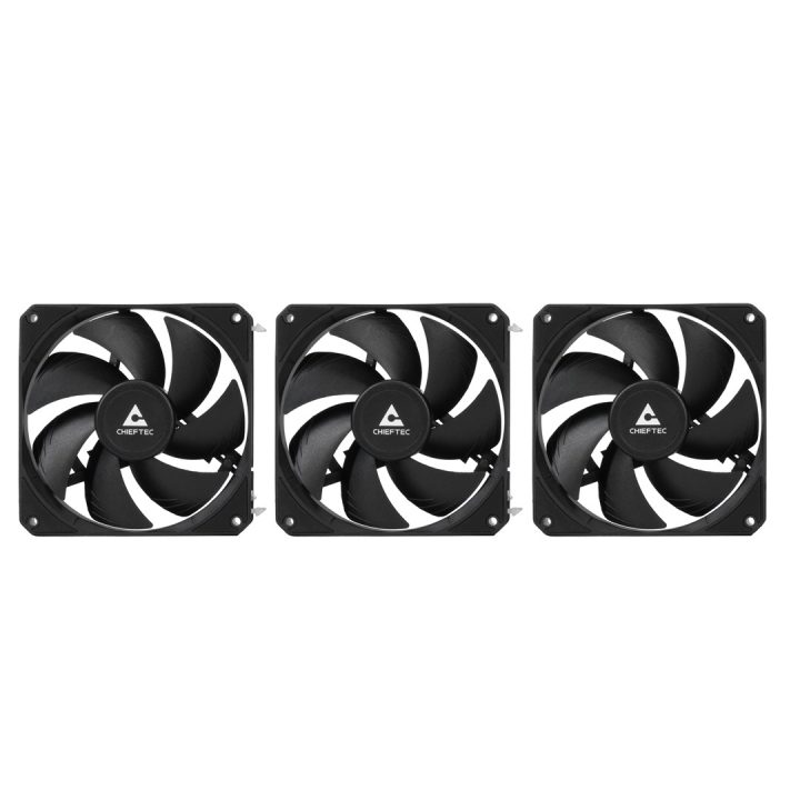 Chieftec CLC-360-VRM-BLK computer cooling system Computer case All-in-one liquid cooler 12 cm Black