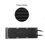 Chieftec CLC-360-VRM-BLK computer cooling system Computer case All-in-one liquid cooler 12 cm Black