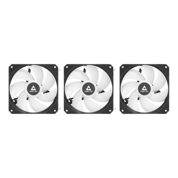 Chieftec CLC-360-VRM-RGB computer cooling system Computer case All-in-one liquid cooler 12 cm Black
