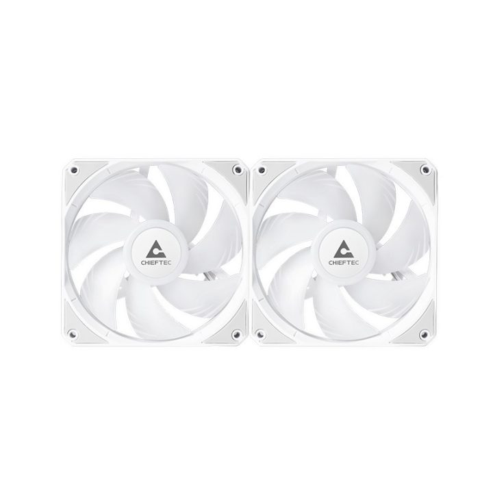 Chieftec ICEBERG 240-RGB-W Computer case All-in-one liquid cooler 12 cm White