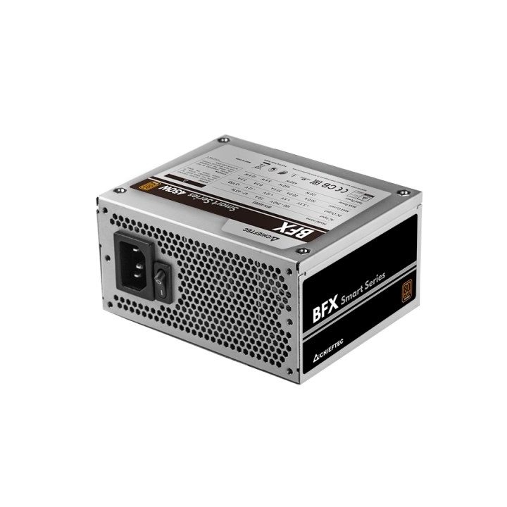 Chieftec Smart 450W power supply unit 20+4 pin ATX ATX Black Silver