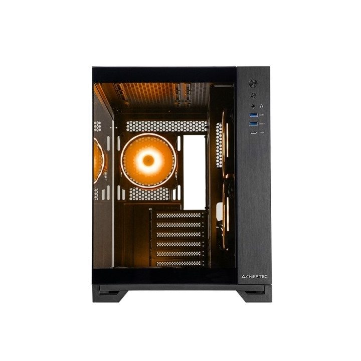 Chieftec Visio GM-30B-TG-OP schwarz Tempered Glass x 2 Cube Black