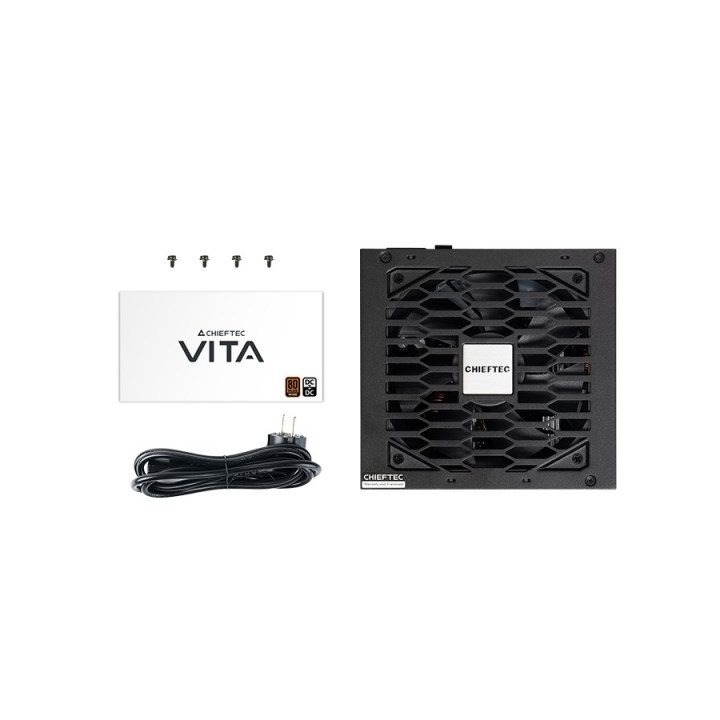 Chieftec Vita Netzteil 750W 80+Bronze retail - PC-/Server Netzteil - 12 5 min power supply unit 20+4 pin ATX PS/2