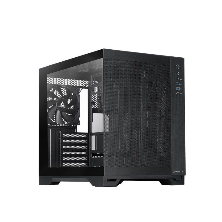 Chieftec mATX Gehäuse GM-30B-M-OP black Cube