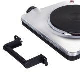 Clatronic DKP 3668 E Black Stainless steel Countertop Sealed plate 2 zone(s)