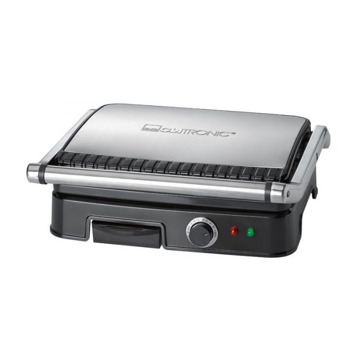 Clatronic KG 3487 electric grill (2000W table-top black and silver)