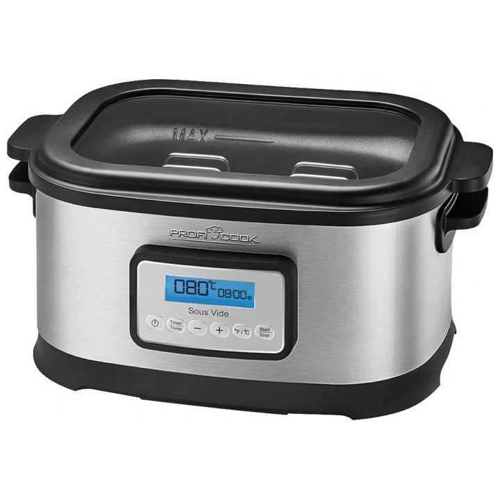 ProfiCook PC-SV 1112 8 L 520 W Black Stainless steel