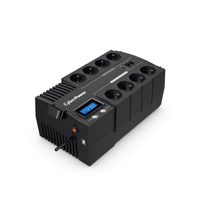 CyberPower BR1000ELCD-FR uninterruptible power supply (UPS) Line-Interactive 1 kVA 600 W 8 AC outlet(s)