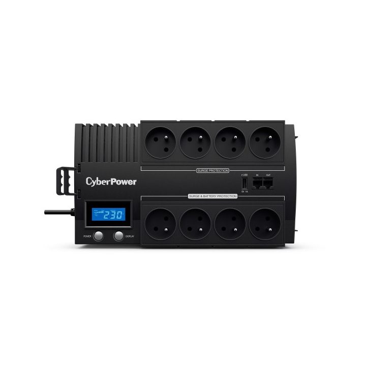 CyberPower BR700ELCD-FR uninterruptible power supply (UPS) Line-Interactive 0.7 kVA 420 W 8 AC outlet(s)