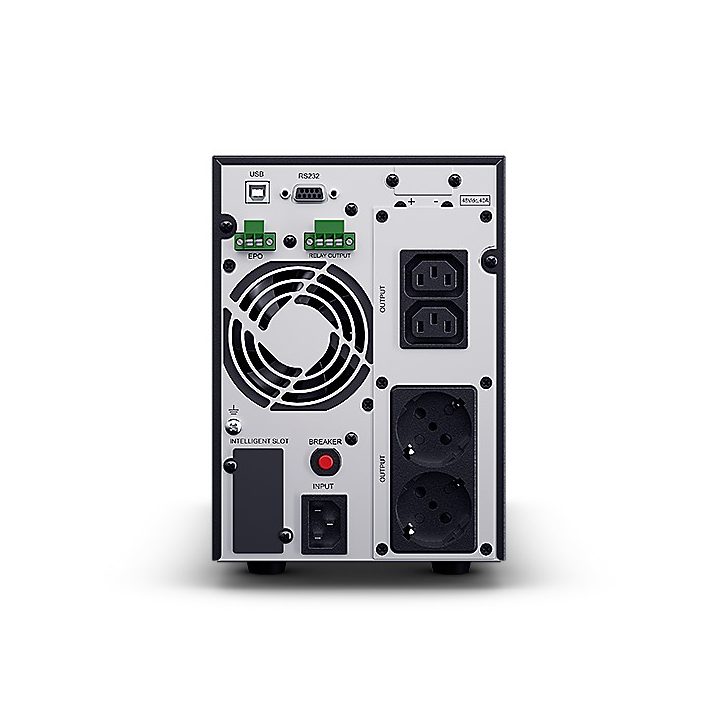 CyberPower OLS1500EA uninterruptible power supply (UPS) Double-conversion (Online) 1.5 kVA 1350 W 4 AC outlet(s)