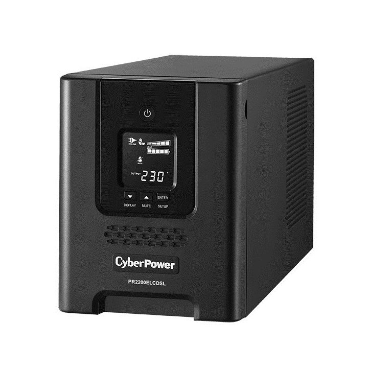CyberPower PR2200ELCDSL uninterruptible power supply (UPS) Line-Interactive 2.2 kVA 1980 W 9 AC outlet(s)