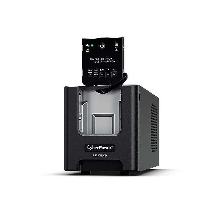 CyberPower PR750ELCD uninterruptible power supply (UPS) Line-Interactive 0.75 kVA 675 W 6 AC outlet(s)