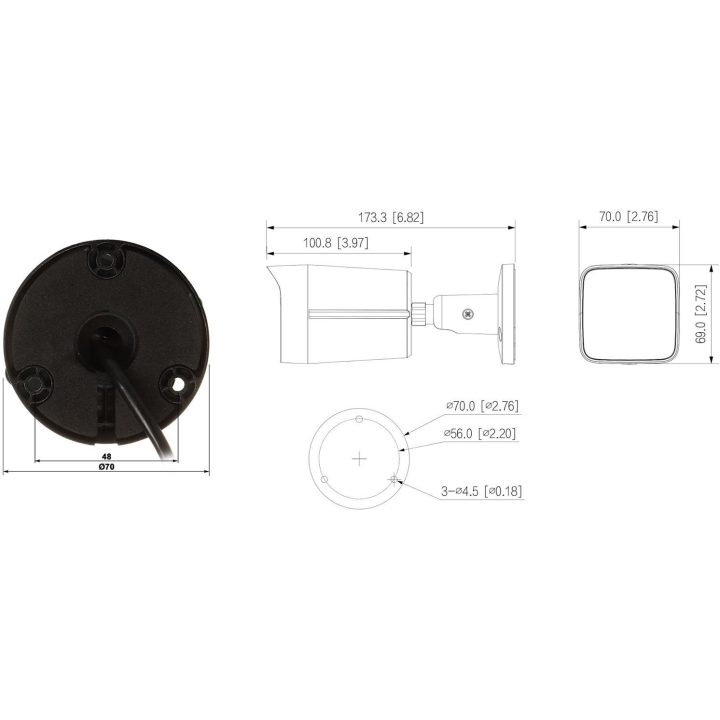 IP CAMERA DAHUA IPC-HFW1639TC-A-IL-0280B-S6