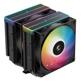 DeepCool AG620 BK ARGB V2 Chipset Motherboard Air cooler 12 cm Black 1 pc(s)