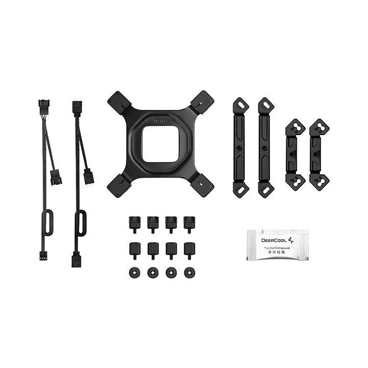 DeepCool AG620 BK ARGB V2 Chipset Motherboard Air cooler 12 cm Black 1 pc(s)