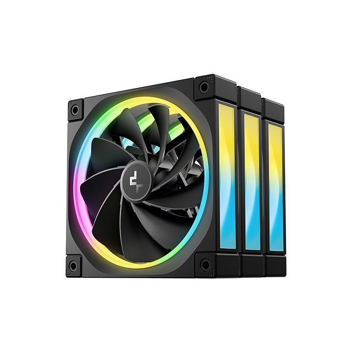 DeepCool FL12R-3 IN 1 Computer case Fan 12 cm Black 3 pc(s)