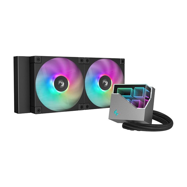 DeepCool LT240 Processor All-in-one liquid cooler 12 cm Black 1 pc(s)