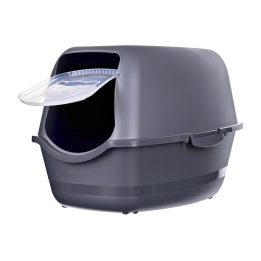 DIAMENTIQ BAYA anthracite - cat litter box - 55 5 x 40 x 38 7 cm